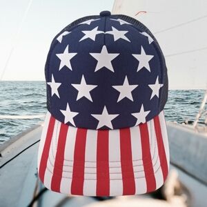 Star Spangled Snapback | Patriotic Trucker Hat 🇺🇸
